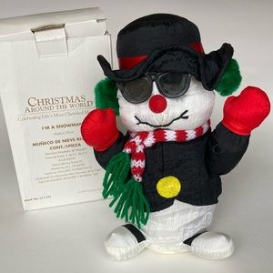 Vintage 1999 A singing snowman. Plays “I’m a Snowman” to the tune of “Soul Man”